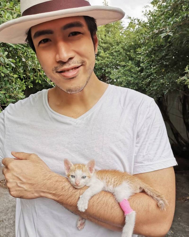 โย่ง อาร์มแชร์ ช่วยลูกแมวจากข้างถนน แฟน ๆ แห่ช่วยตั้งชื่อ..นาทีนี้ต้อง น้องส้มหยุด